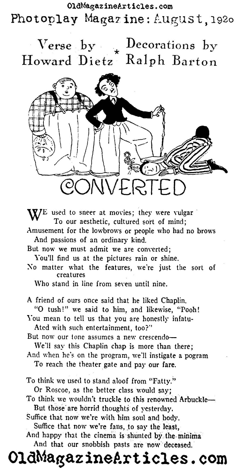 Converted Film Haters (Photoplay Magazine, 1920)